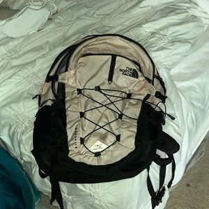 light pink north face backpack (not sold anymore!!)